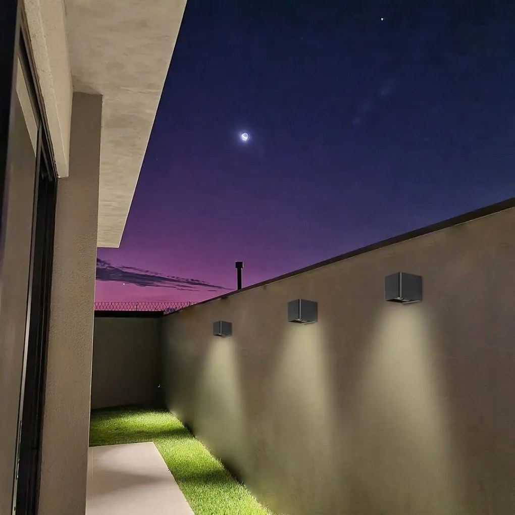 Aplica de exterior iluminat ambiental, Protectie IP54 Hallstatt antracit