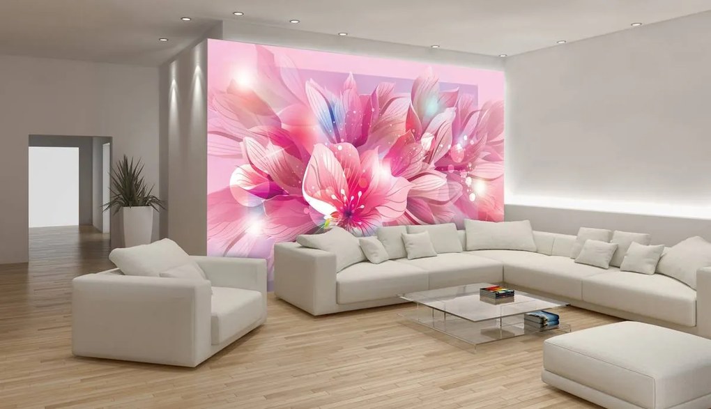 Fototapet - Arta florală - abstract (152,5x104 cm)
