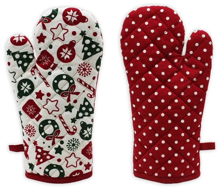 Mănușă de bucătărie cu magnet Dulciuri, 18 x 32 cm