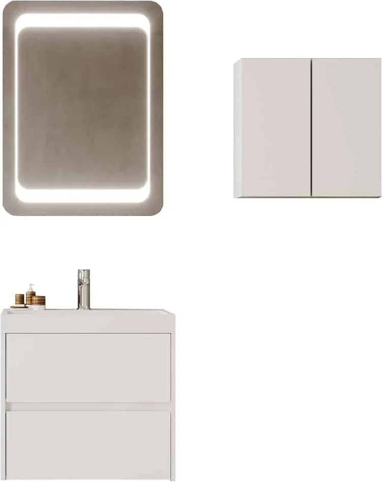 Set lemn masiv Mobilier Baie Suspendat Paige Model P1