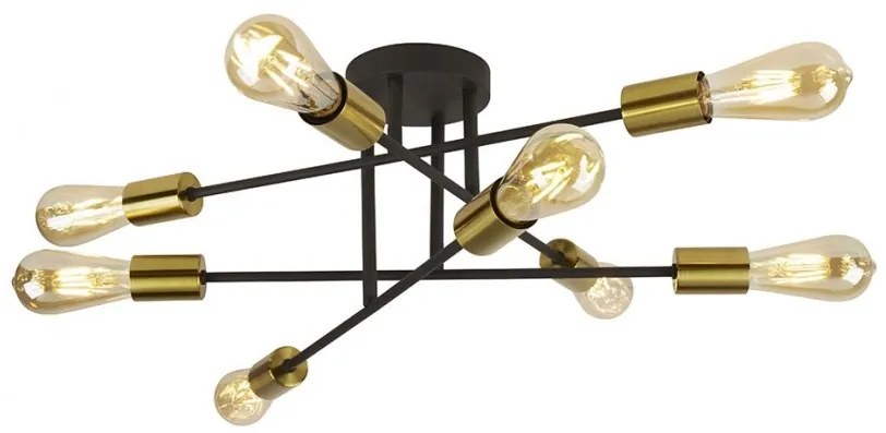Lustra moderna design minimalist Armstrong 8L 8048-8BK SRT