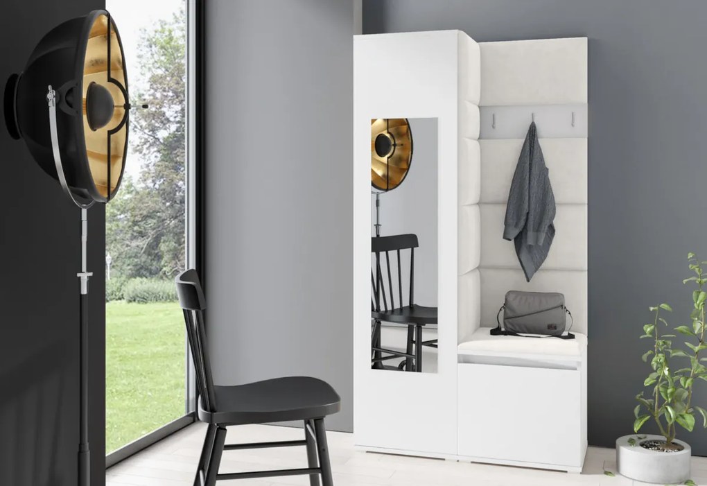 Expedo Set hol EUGENIO 13, 95x185x40, alb/trinity 15
