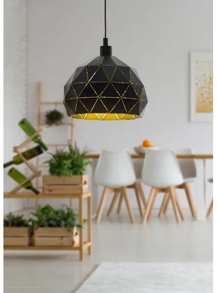 Eglo 97841 - Lustră pe cablu ROCCAFORTE 1xE27/60W/230V