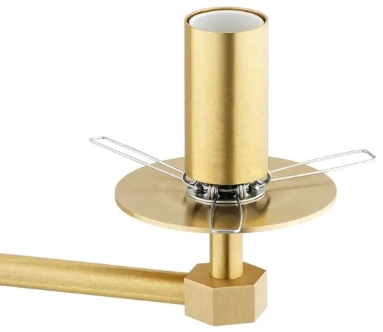 Lustră pe tijă Argon 6307 PALOMA 3xE14/7W/230V auriu/alb