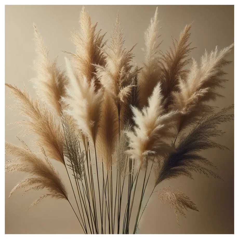 Tablou fire delicate de iarbă pampas