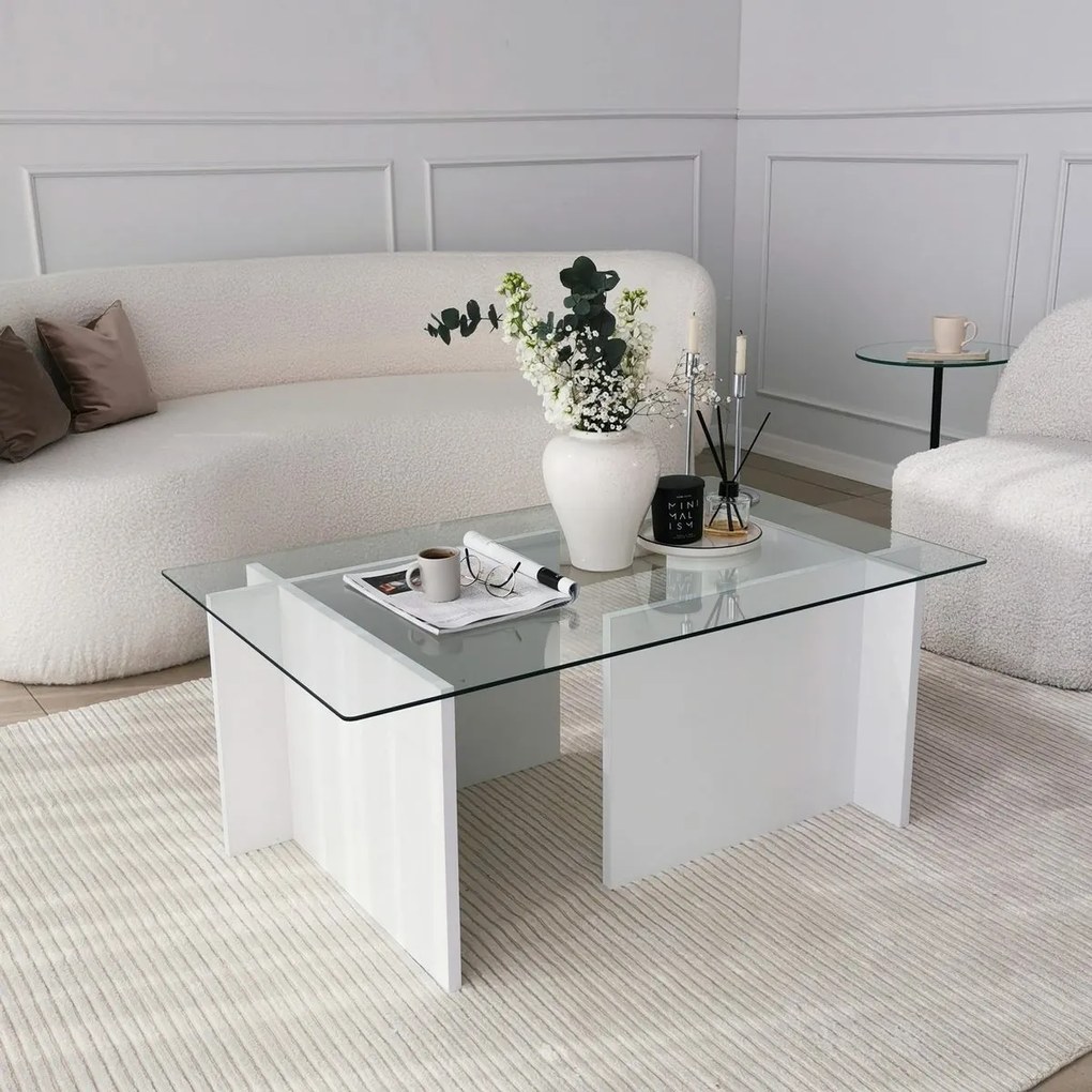 Măsuță de conferință Eescape White