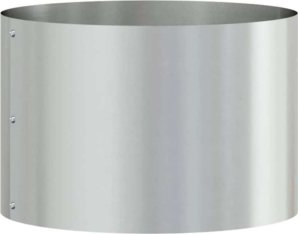 vidaXL Inele pentru vaze Argintiu 30 x 30 x 20 cm Oțel Galvanizat