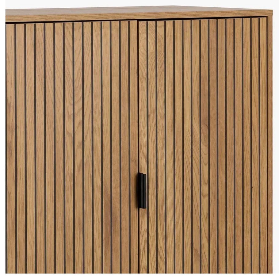 Dulap cu aspect de lemn de stejar 80x140 cm Jaipur – Actona