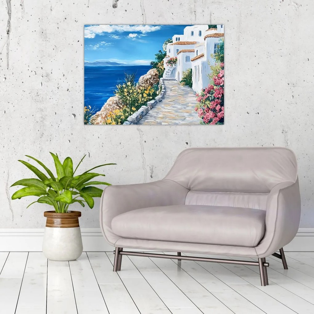 Tablou - Alee lângă mare (70x50 cm)