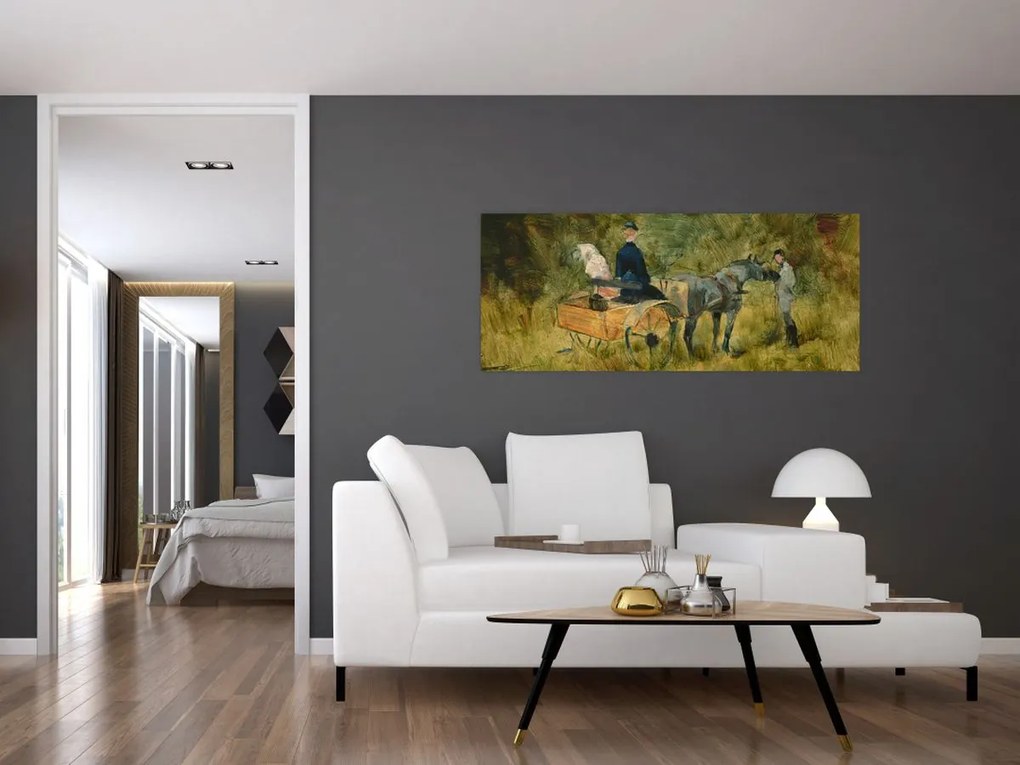 Tablou - Henri de Toulouse-Lautrec, The Trap, reproducere (120x50 cm)