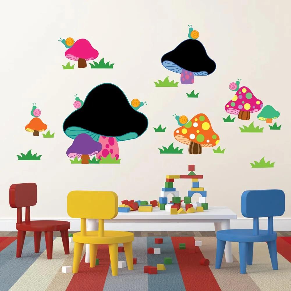 Sticker Mushroom Chalkboard Kids -  Stickere Decorative BeeStick