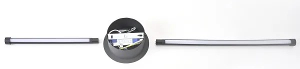 Aplică LED Brilagi LUGO DUE LED/9W/230V negru