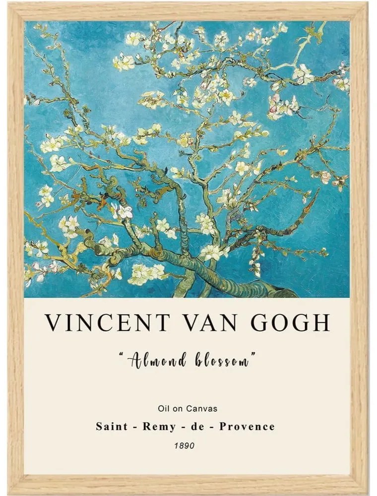 Poster cu ramă 55x75 cm Vincent van Gogh – Wallity