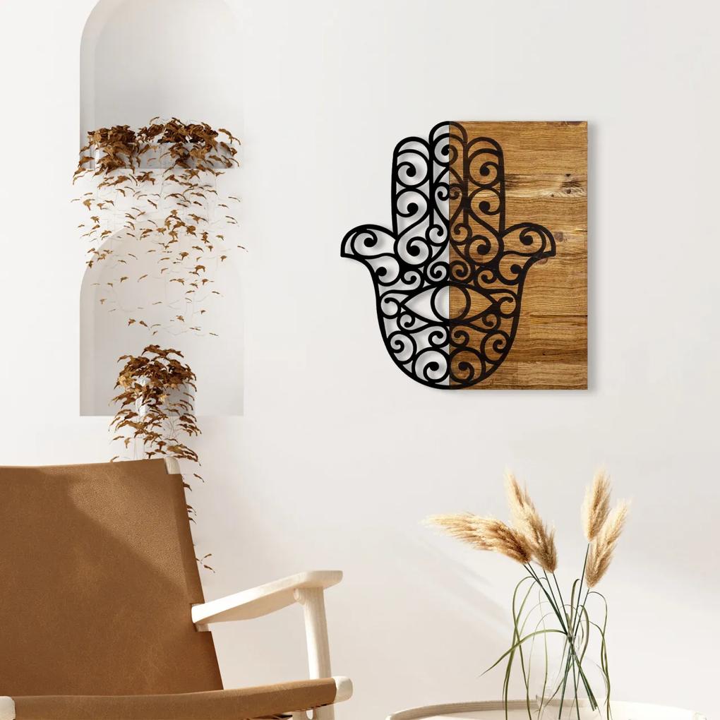 Accesoriu decorativ de perete din lemn Hamse