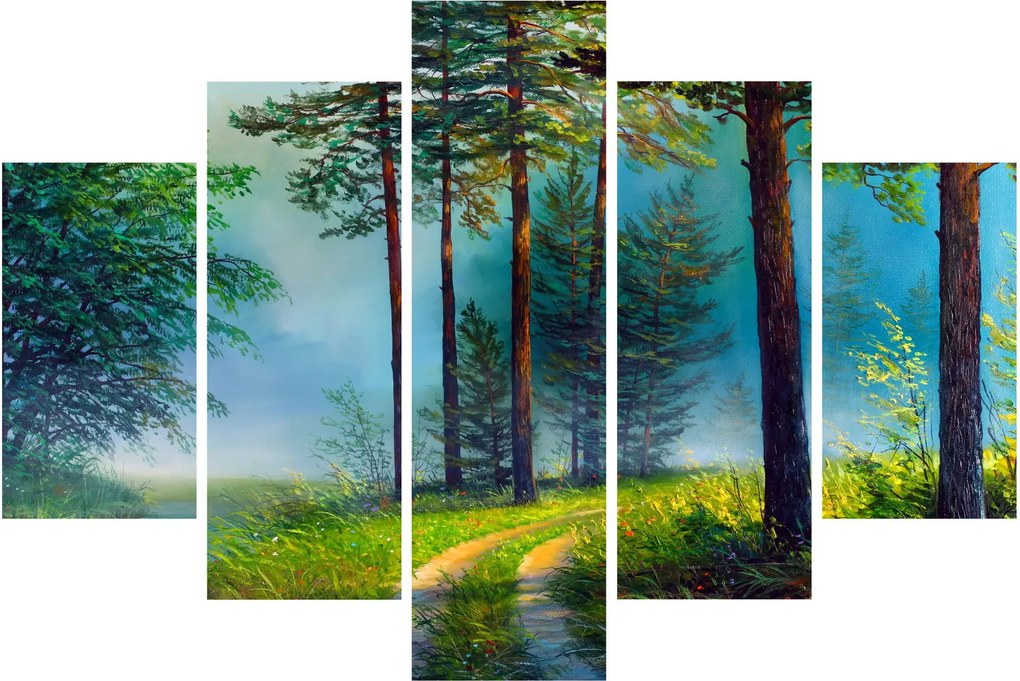 Tablou - Pictură în ulei de peisaj (150x105 cm)
