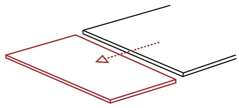 Masa de bucaterie Salvadore II 180 x 90 cm, antracit