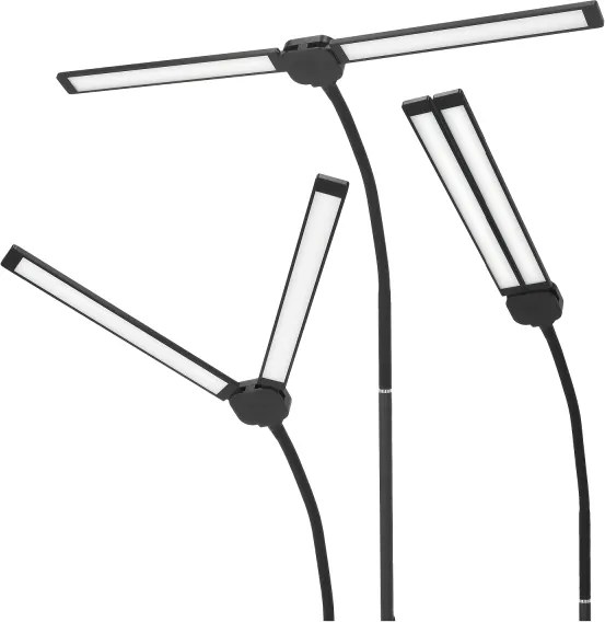 Brilagi - Lampă de birou LED reglabilă USB VARIO LED/14W/5V 3000-6000K neagră