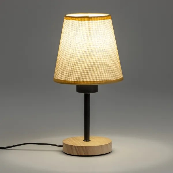 Lampă de masă Brilagi NUBILA WOOD 1xE27/25W/230V stejar/maro deschis