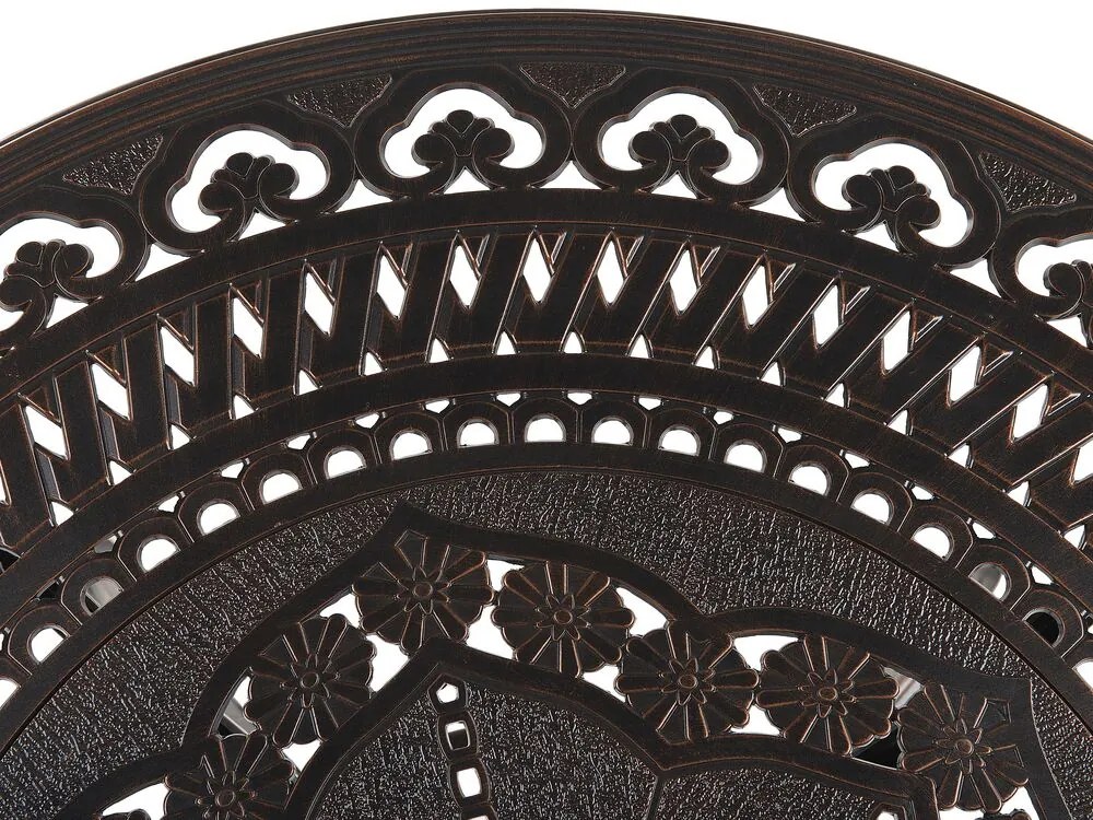 Masă de grădină 102 cm SALIO (MDF) (maro) (pentru 4 persoane). 1018808
