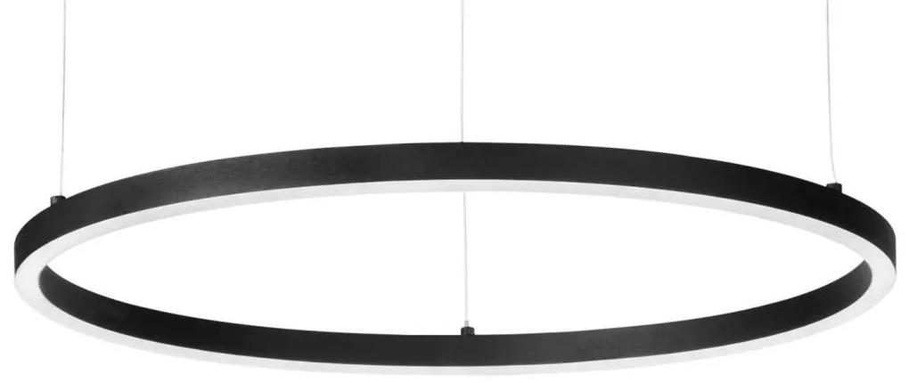 Lustră LED pe cablu Ideal Lux ORACLE SLIM LED/38W/230V d. 70 cm negru