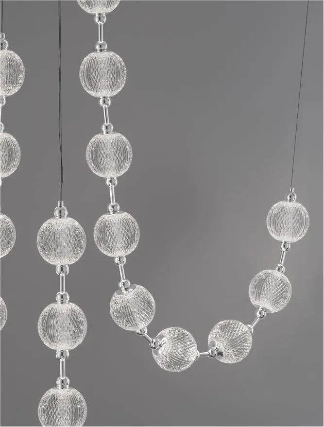 Lustra LED XXL suspendata design decorativ BRILLANTE