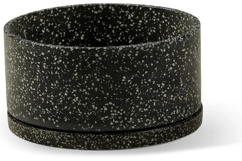 Set 2 ghivece gri închis Bonami Selection Terrazzo