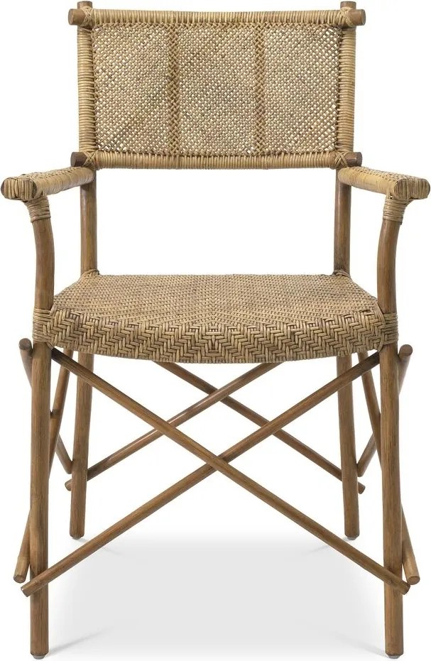 Scaun design clasic din rattan Johor, natur 114647 HZ