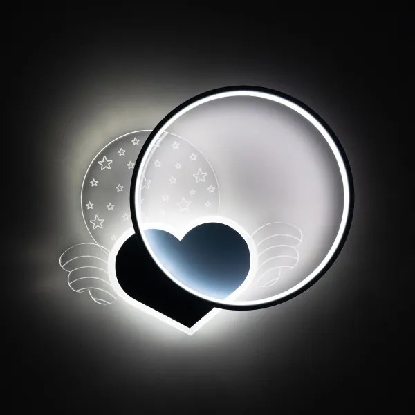 Brilagi - Plafonieră LED pentru copii LOVE 48W/230V 3000/4500/6000K albastră