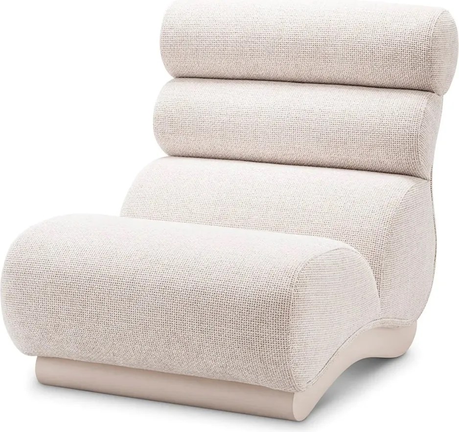 Fotoliu confortabil design LUX Congreso, Lyssa off-white