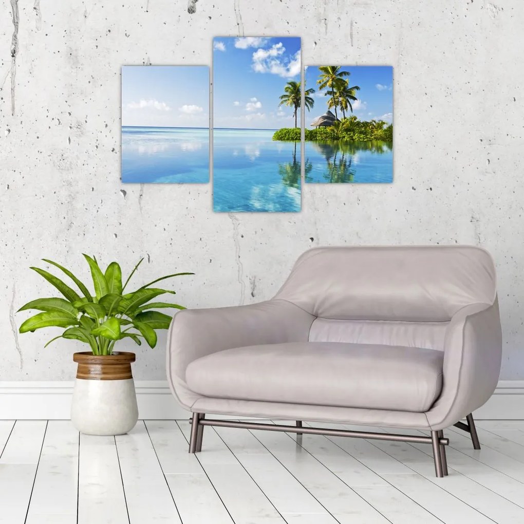 Tablou - Insula tropicală (90x60 cm)