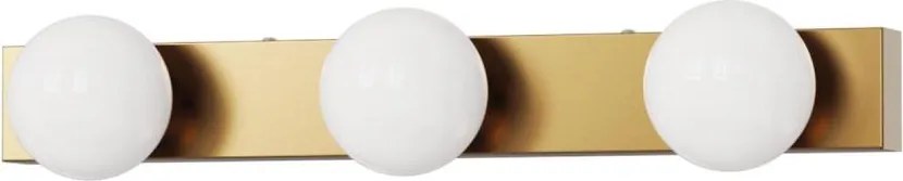 Brilagi - Lumină LED pentru oglindă de baie HOLLYWOOD, 3xLED/3W/230V, IP44, aurie