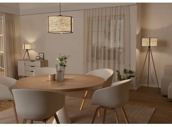 Lampă de masă Eglo 390325 HONTONGAS 1xE27/25W/230V bej