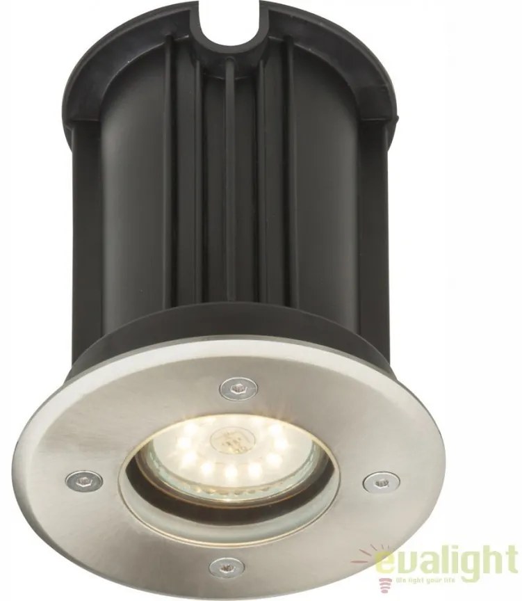 Spot incastrabil de exterior din otel inoxidabil GU10 si protectie IP67 rotund STYLE II 31100 GL