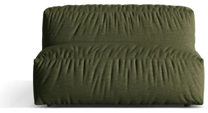 Modul pentru canapea modulară verde (de mijloc) Martina – Micadoni Home