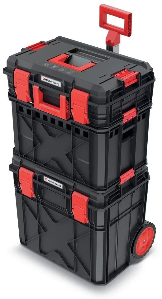 Set valiză A cu roți, 54,6 x 38 x 97 cm, negru