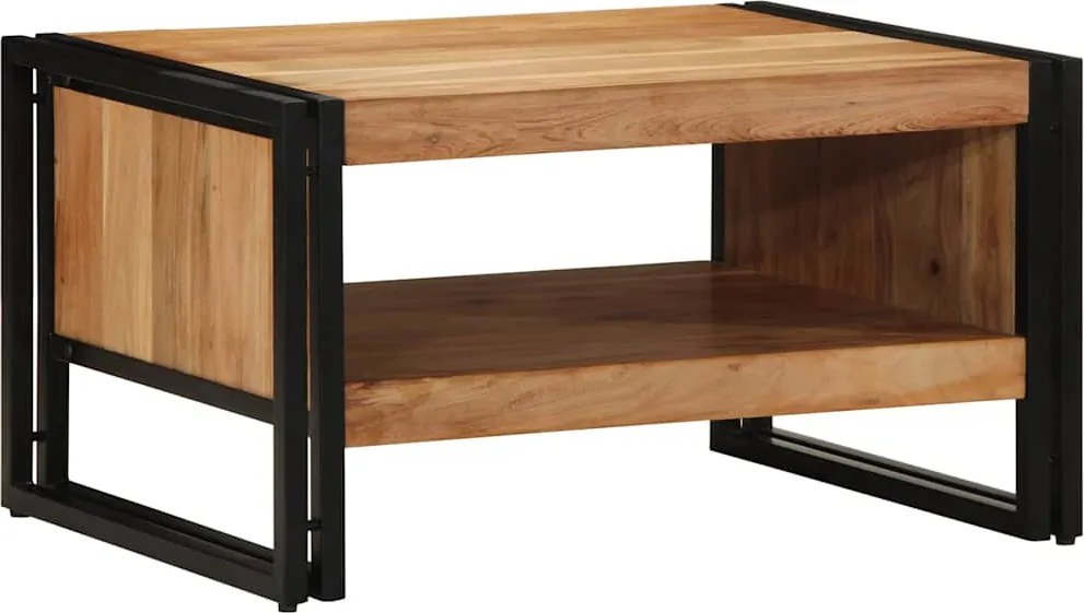 vidaXL Masuta de cafea 70x50x38 cm din lemn masiv de salcam
