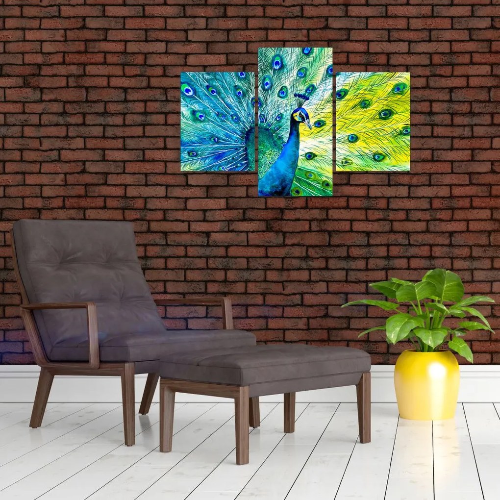 Tablou - Păun (90x60 cm)