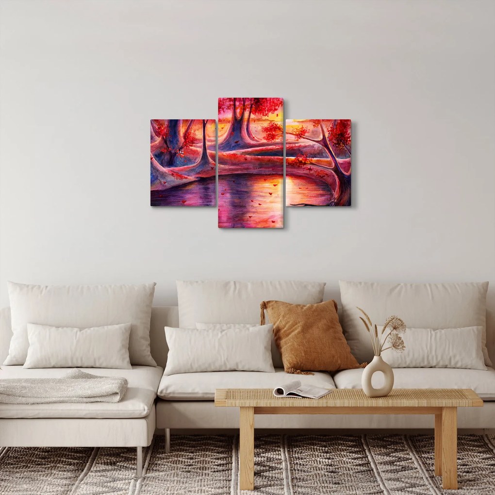 Tablou cu pădurea fermecată (90x60 cm)