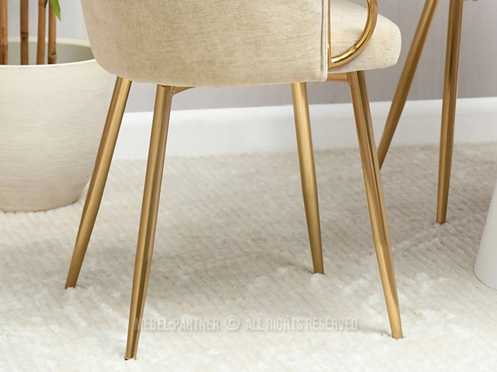 Scaun Carma K (crem + auriu). 1110997