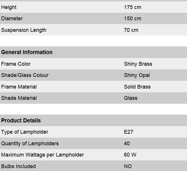 Candelabru XXL design LUX Nostalgie Chandelier LU 1319/4+8+16+8+4+1 MS/328,329op glanz OR