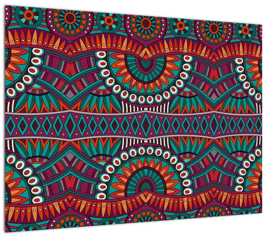 Tablou cu bastracție ornamentală (70x50 cm)