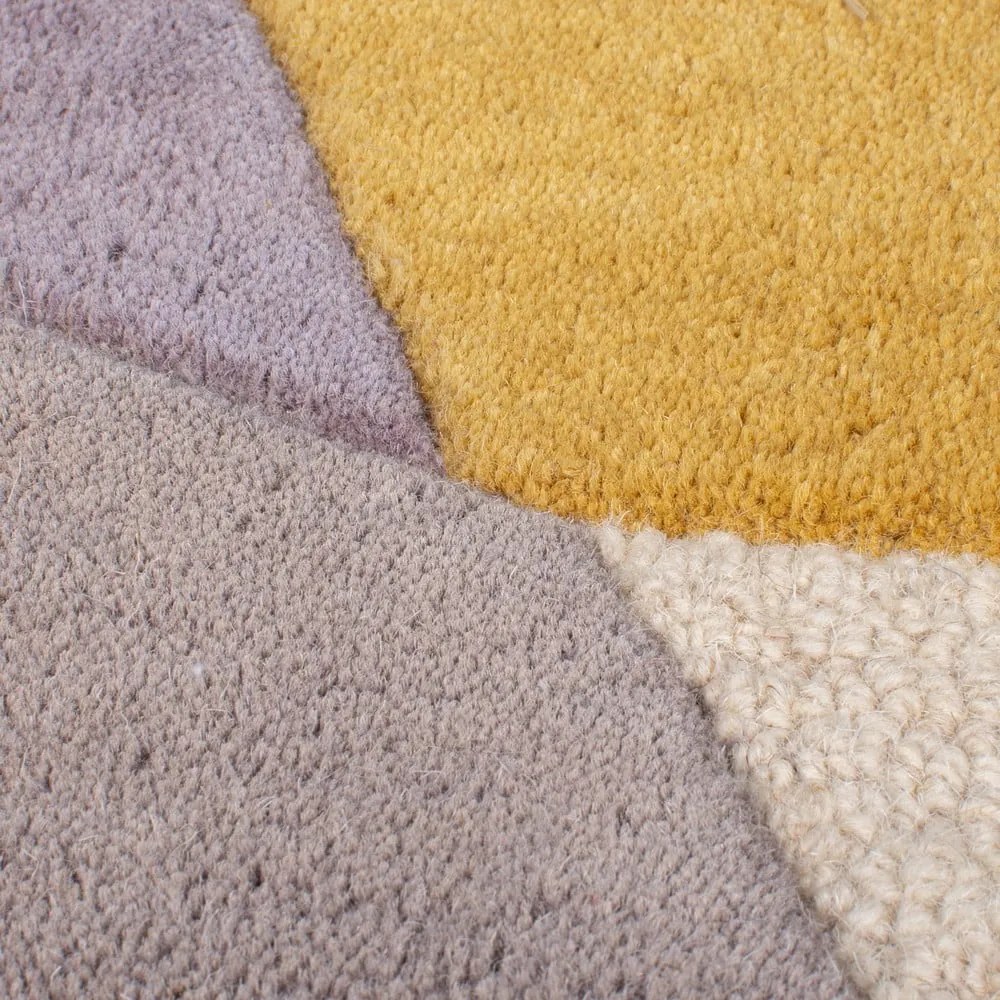 Covor țesut manual rotund din lână ø 160 cm Glow Multi – Flair Rugs