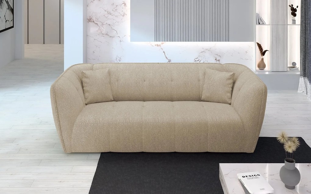 Canapea lemn masiv Malina 2 locuri, 215 × 81 × 115 cm