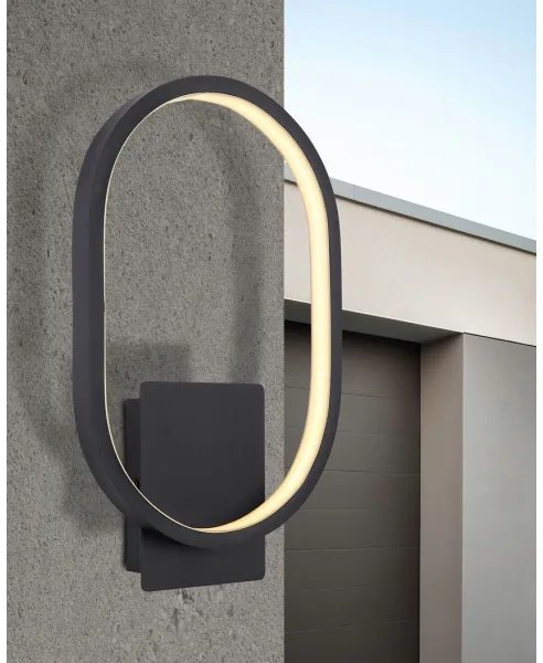 Aplică LED de exterior NAGGY LED/11W/230V IP44 Globo 34321