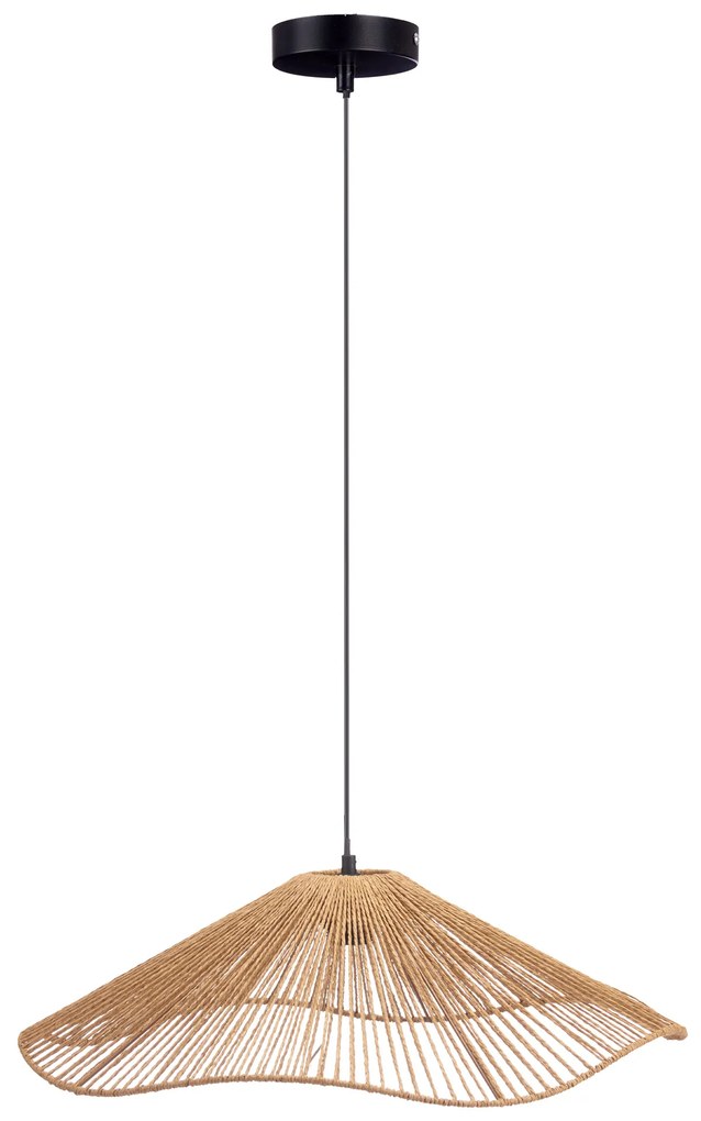 Lampă de tavan VELTO cu abajur împletit, 35 cm