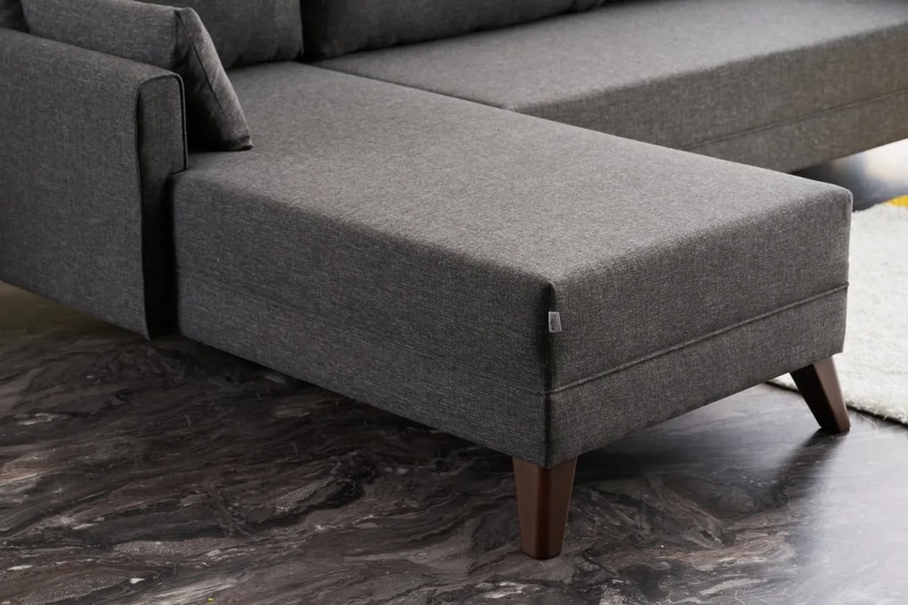 Canapea extensibilă Bellina 1 (antracit) (S). 1063018