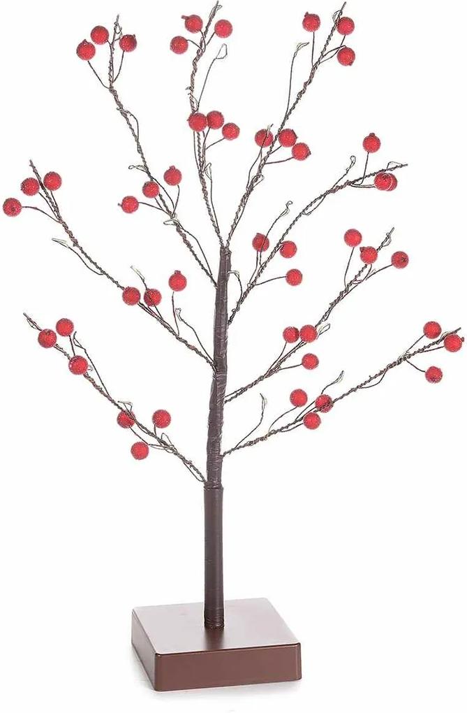 Copac decorativ merisoare cu led Ø 30 cm x 45 H