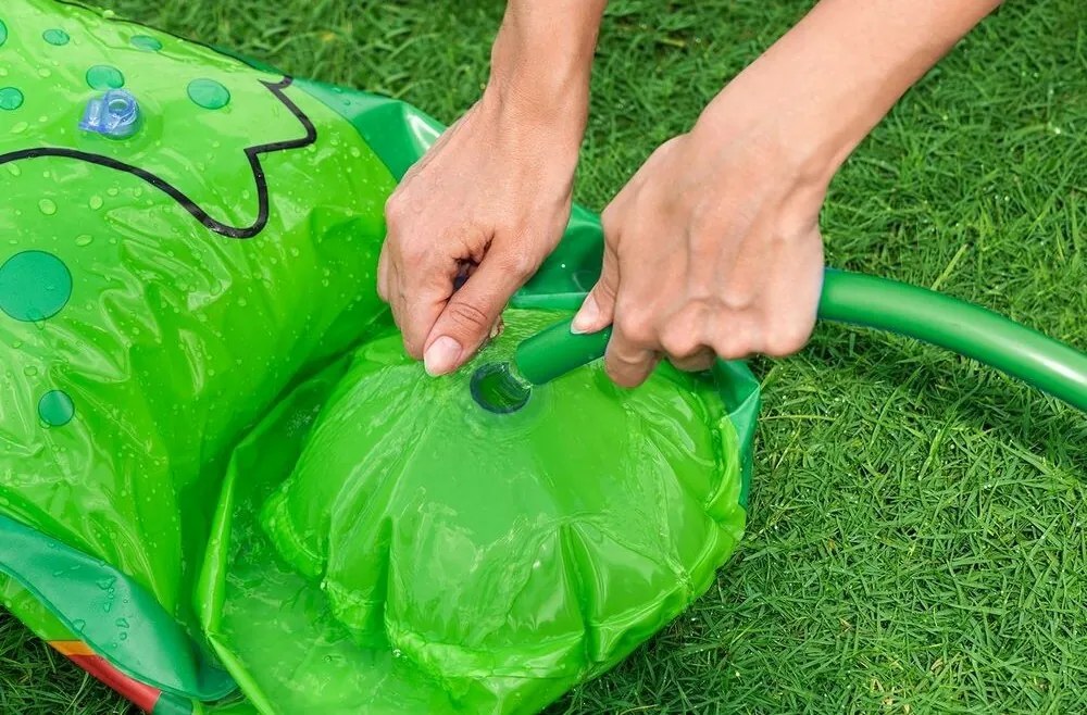 Bestway Sac de box gonflabil Crocodil, 89 cm