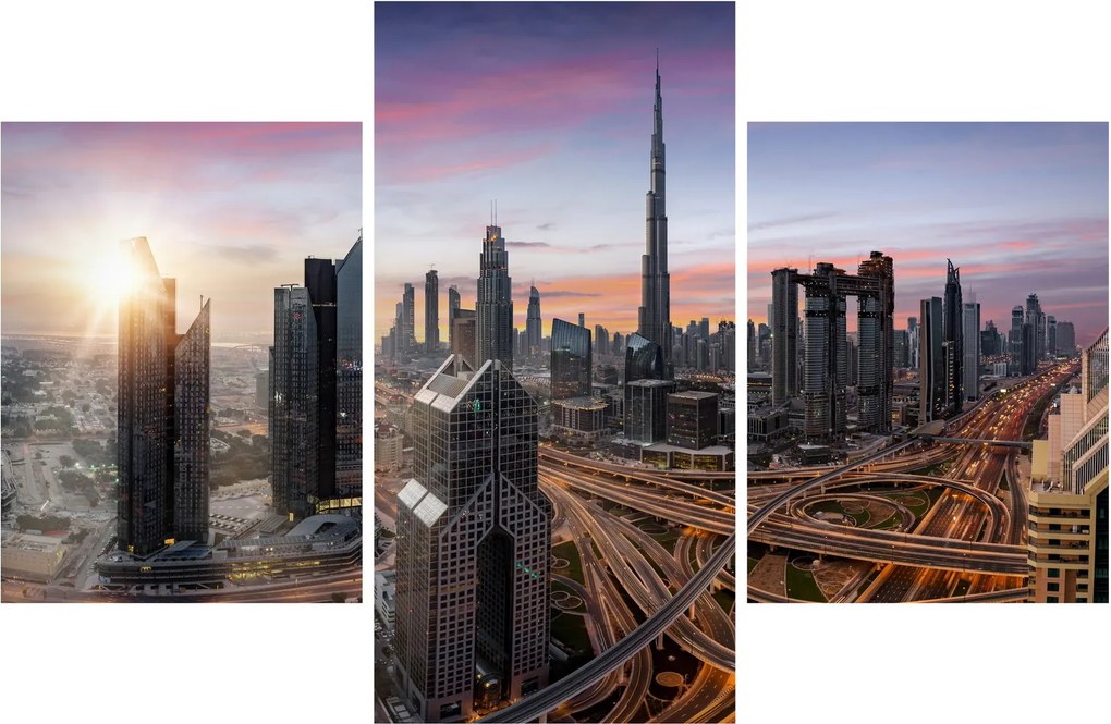Tablou - Panorama din Dubai (90x60 cm)
