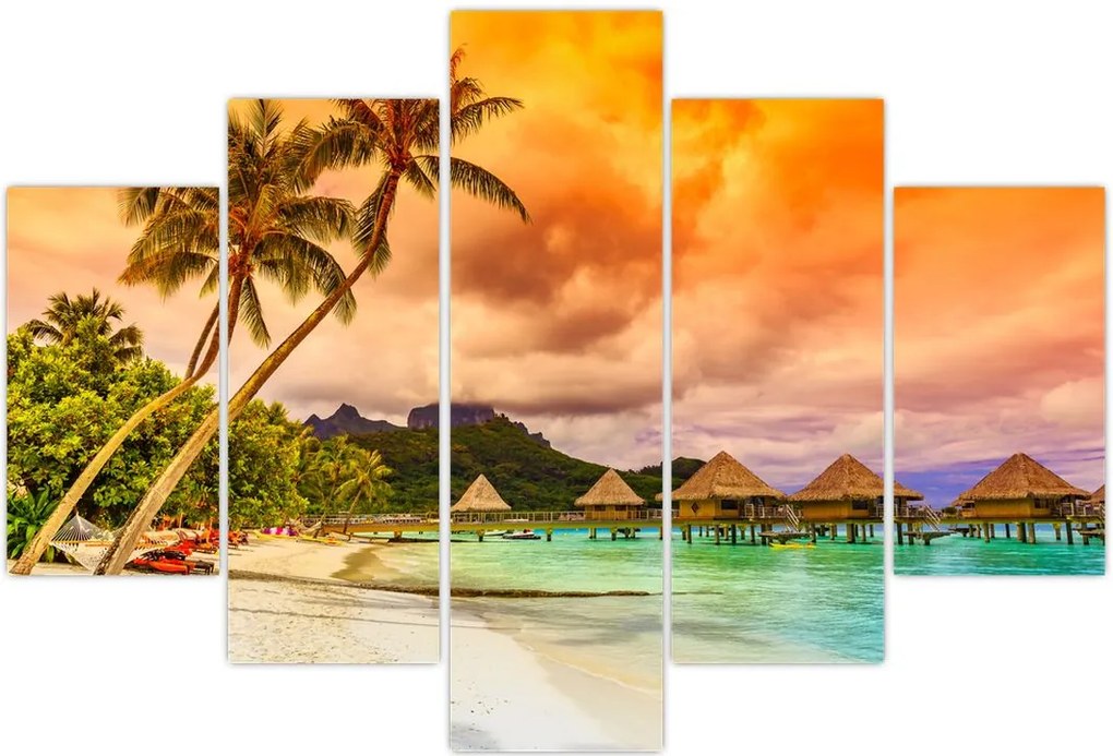 Tablou - Insula Bora Bora (150x105 cm)